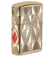 Zippo Lighter 29671 Armor® Luxury Diamond Design High Polish Gold Plated Zippo Lighter 29671 Armor® Luxury Diamond Design High Polish Gold Plated