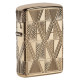 Zippo Lighter 29671 Armor®  Luxury Diamond Design  High Polish Gold Plated