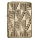 Zippo Lighter 29671 Armor®  Luxury Diamond Design  High Polish Gold Plated