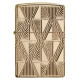Zippo Lighter 29671 Armor®  Luxury Diamond Design  High Polish Gold Plated