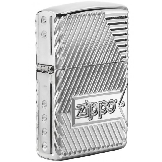 Zippo Lighter 29672 Armor™ Bolts Design