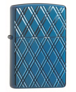 Zippo Lighter 29964 Armor™ High Polish Blue Diamonds