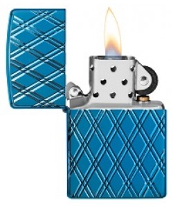 Zippo šķiltavas 29964 Armor™ High Polish Blue Diamonds