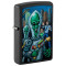 Zippo Lighter 46250 Alien Attack Design