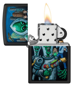 Zippo Lighter 46250 Alien Attack Design Zippo Lighter 46250 Alien Attack Design