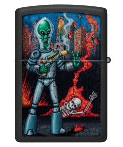 Zippo Lighter 46250 Alien Attack Design Zippo Lighter 46250 Alien Attack Design
