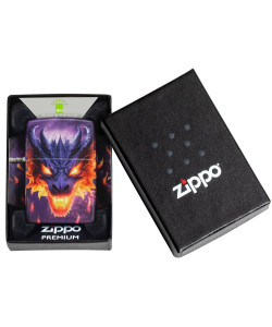 Zippo Lighter 46251 Glowing Dragon Design Zippo Lighter 46251 Glowing Dragon Design