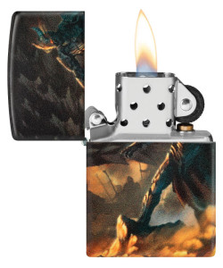 Zippo šķiltavas 46284 Knight and Dragon Design