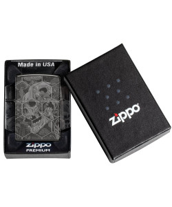 Zippo Lighter 46425 Skulls Design Zippo Lighter 46425 Skulls Design