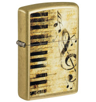 Zippo šķiltavas 46712 Piano and Notes Design Zippo šķiltavas 46712 Piano and Notes Design