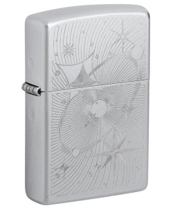 Zippo Lighter 46724 Atomic Cosmos Design