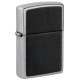 Zippo Lighter 46778 Black Leather Emblem