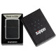 Zippo Lighter 46778 Black Leather Emblem