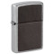 Zippo Lighter 46782 Brown Leather Emblem