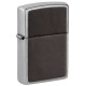 Zippo Lighter 46782 Brown Leather Emblem
