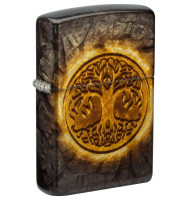 Zippo Lighter 46815 Gleaming Tree of Life Design
