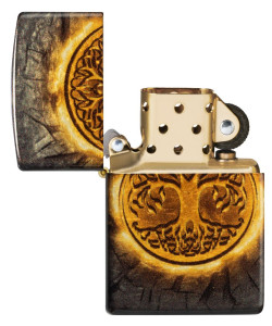 Zippo Lighter 46815 Gleaming Tree of Life Design Zippo Lighter 46815 Gleaming Tree of Life Design
