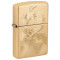 Zippo Lighter 46822 Golden Dragon Design