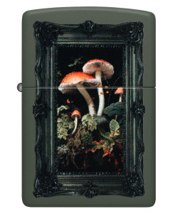 Zippo Lighter 46841 Framed Fungi Design Zippo Lighter 46841 Framed Fungi Design