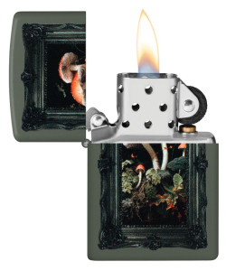 Zippo Lighter 46841 Framed Fungi Design Zippo Lighter 46841 Framed Fungi Design
