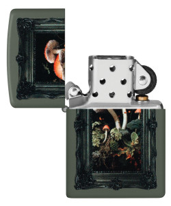 Zippo Lighter 46841 Framed Fungi Design Zippo Lighter 46841 Framed Fungi Design