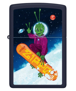Zippo šķiltavas 46845 Alien Skateboarder Design Zippo šķiltavas 46845 Alien Skateboarder Design