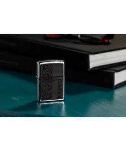 Зажигалка Zippo 46919 Black Leather Emblem Зажигалка Zippo 46919 Black Leather Emblem