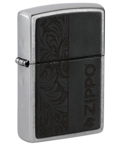 Зажигалка Zippo 46919 Black Leather Emblem Зажигалка Zippo 46919 Black Leather Emblem