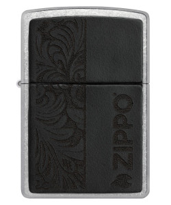 Зажигалка Zippo 46919 Black Leather Emblem Зажигалка Zippo 46919 Black Leather Emblem