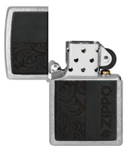 Зажигалка Zippo 46919 Black Leather Emblem Зажигалка Zippo 46919 Black Leather Emblem
