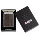 Zippo Lighter 46920 Brown Leather Emblem