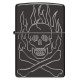 Zippo Lighter 46930 Armor® Flaming Skull Design Zippo Lighter 46930 Armor® Flaming Skull Design