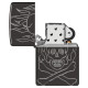 Zippo Lighter 46930 Armor® Flaming Skull Design Zippo Lighter 46930 Armor® Flaming Skull Design