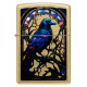 Зажигалка Zippo 46946 Stained Glass Raven Design
