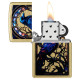 Зажигалка Zippo 46946 Stained Glass Raven Design
