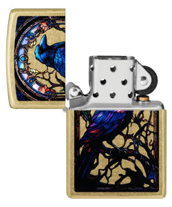 Зажигалка Zippo 46946 Stained Glass Raven Design
