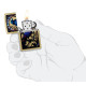 Зажигалка Zippo 46946 Stained Glass Raven Design