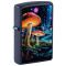 Zippo šķiltavas 46947 Black Light Mushroom Design