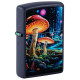 Zippo šķiltavas 46947 Black Light Mushroom Design