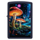 Zippo šķiltavas 46947 Black Light Mushroom Design