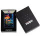 Zippo šķiltavas 46947 Black Light Mushroom Design