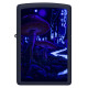 Zippo šķiltavas 46947 Black Light Mushroom Design