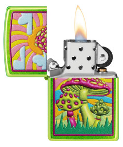 Zippo Lighter 46954 Mushroom Design Zippo Lighter 46954 Mushroom Design