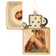 Zippo Lighter 46962 Western Pinup Design Zippo Lighter 46962 Western Pinup Design