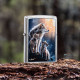 Zippo Lighter 47106 Mazzi® Wolf Design