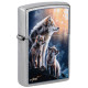 Zippo Lighter 47106 Mazzi® Wolf Design