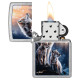 Zippo Lighter 47106 Mazzi® Wolf Design