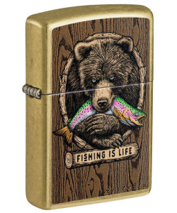 Zippo šķiltavas 47111 Rietveld® Fishing is Life Design