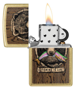 Zippo šķiltavas 47111 Rietveld® Fishing is Life Design