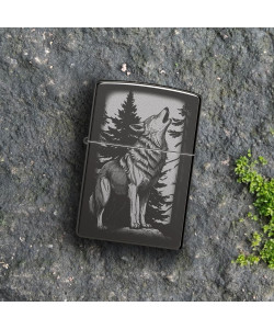 Zippo šķiltavas 47117 Howling Wolf Design Zippo šķiltavas 47117 Howling Wolf Design